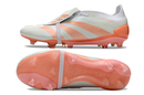 Chuteira Adidas Predator Elite Tongue FG - Branca e Salm������o