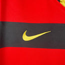 Camisa Retrô Flamengo I 2008/09 Nike Manga Longa Masculina - Vermelha e Preta