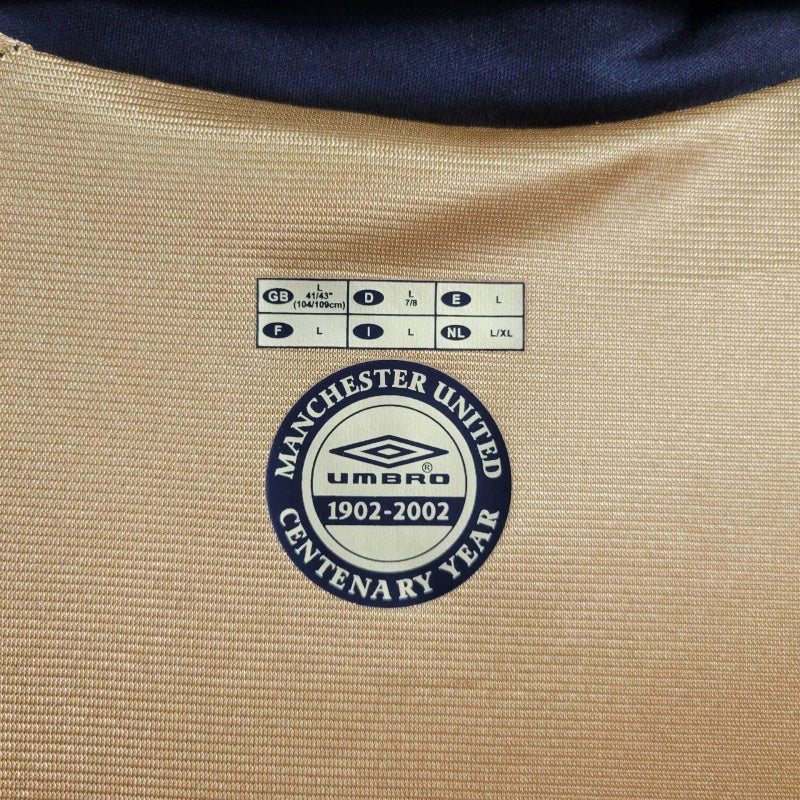 Camisa Manchester United  Retrô 01/02 - Centenary