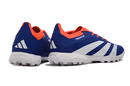 Chuteira Society Adidas Predator Elite 24 TF - Azul e Branca