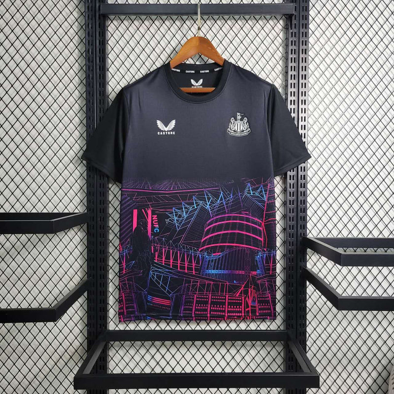 Camisa Newcastle United I 23/24 Castore - Preto - Treino