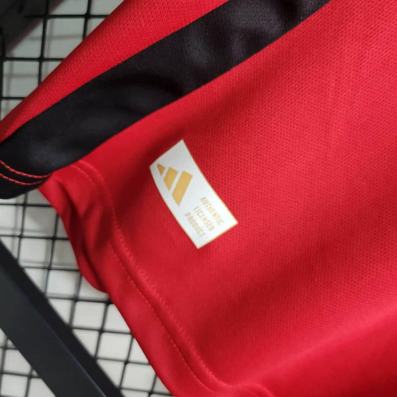 Camisa de Treino Manchester United 23/24 - Vermelho