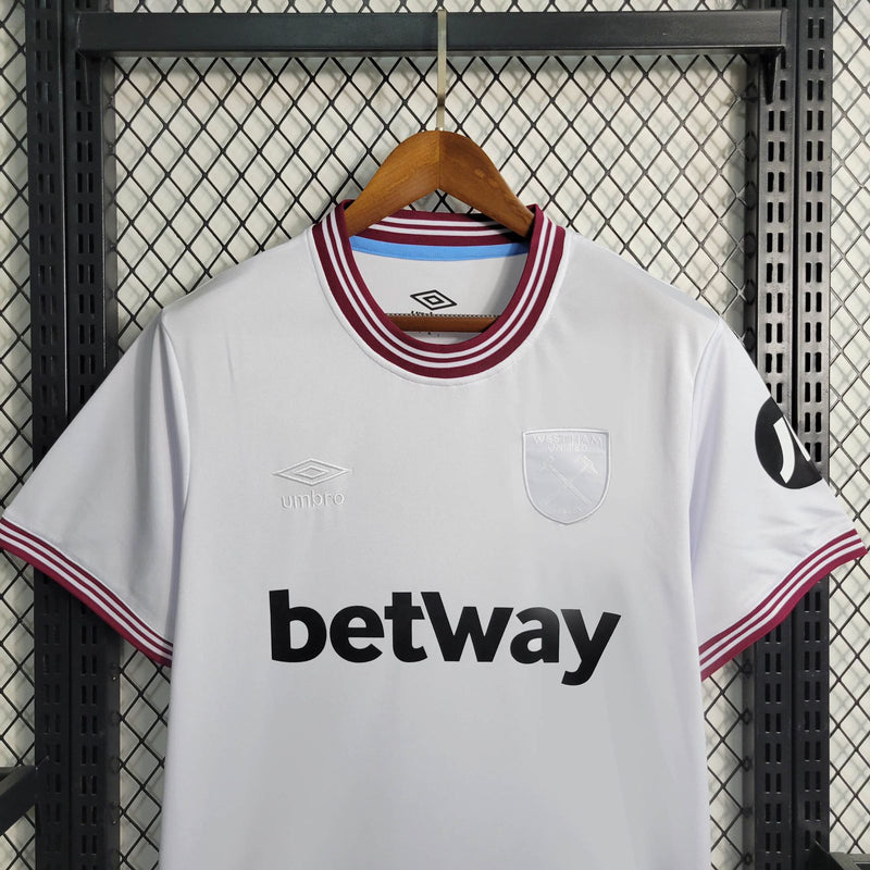 Camisa West Ham United Away 23/24 - Branca