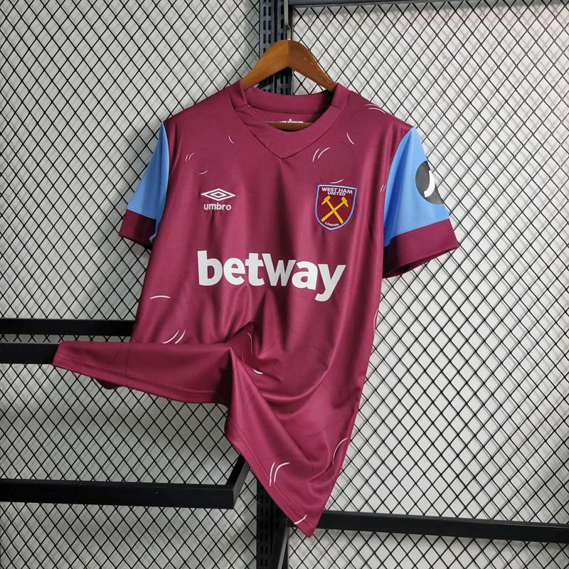 Camisa West Ham United 23/24 Umbro - Bordo