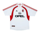 Camisa Retrô AC Milan Away 2001/02 Masculino Adidas - Branco e Vermelho