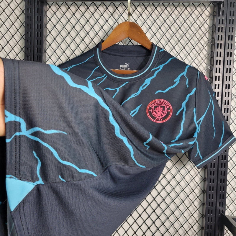 Camisa Manchester City III 23/24 Puma - Azul