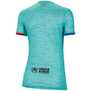 Camisa Feminina Barcelona III 23/24 Nike - Azul