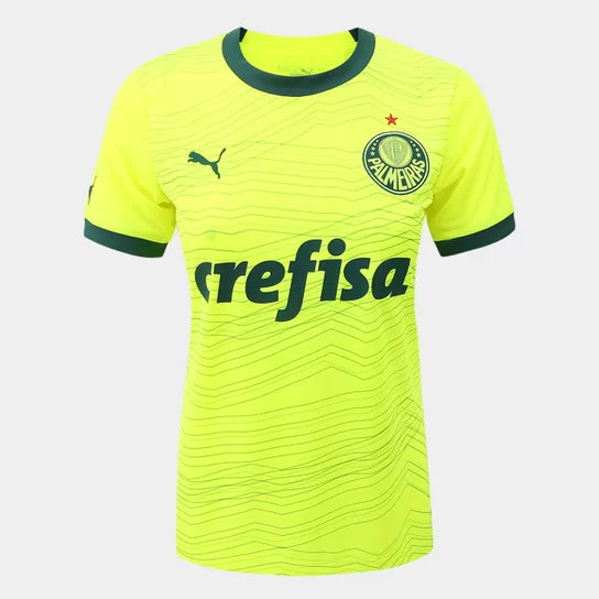 Camisa Feminina Palmeiras III 23/24 Puma - Verde Limão