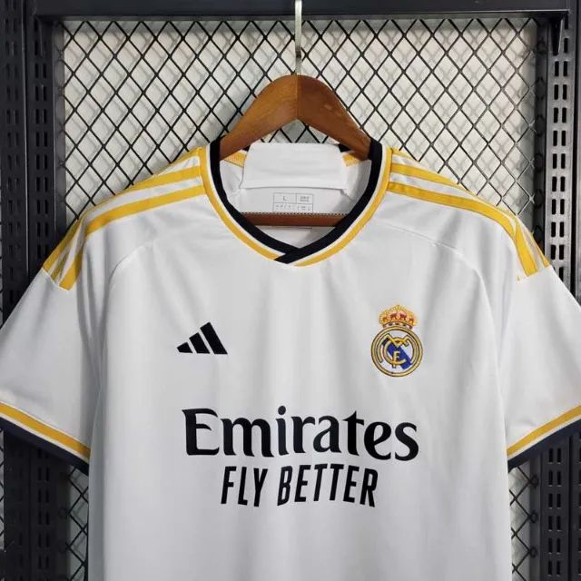 Camisa Real Madrid I 23/24 Adidas - Branco