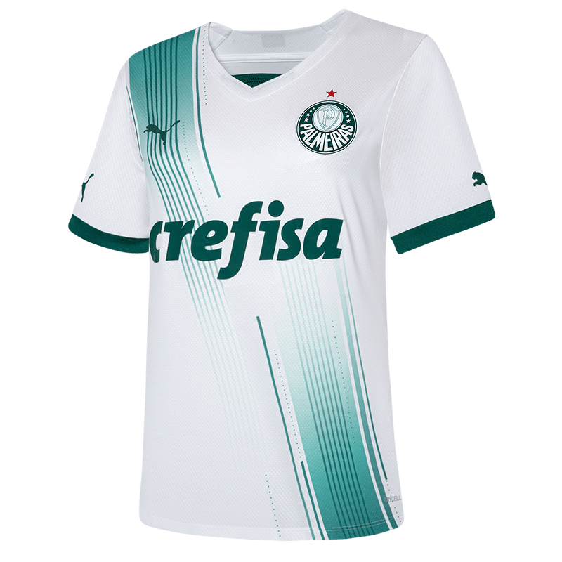 Camisa Feminina Palmeiras II 23/24 Puma - Branca