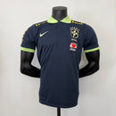 Camisa Brasil Polo Blue 23/24 Nike - Azul