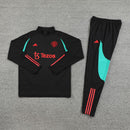 Conjunto Manchester United treino Black 23/24 Preto - Adidas