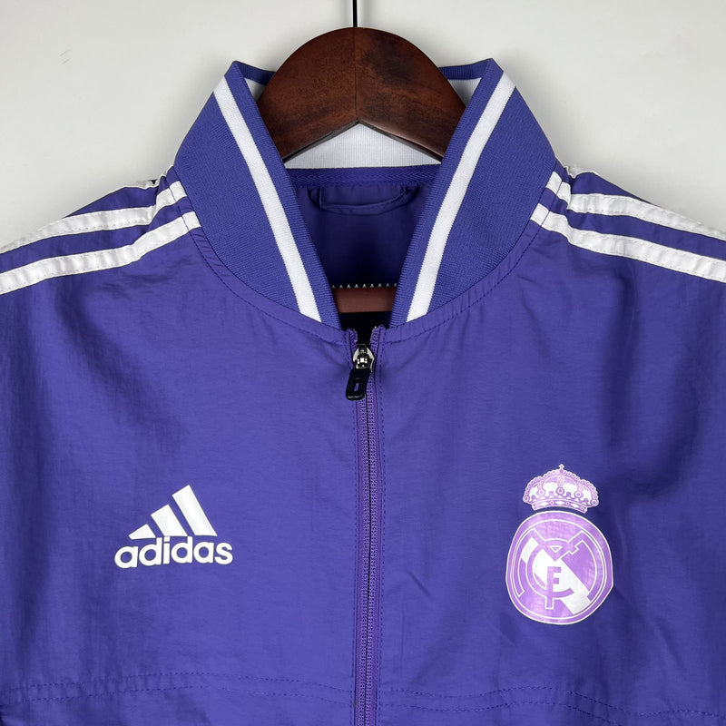 Corta-vento Real Madrid 23/24 Adidas - Azul