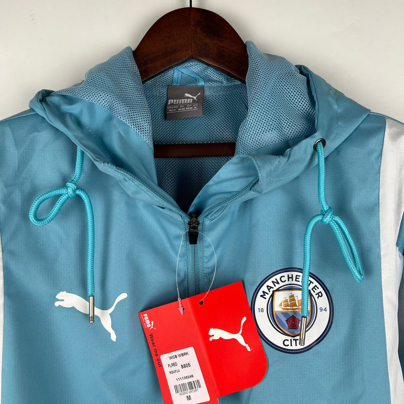 Corta-vento Manchester City 23/24 Puma - Azul Claro