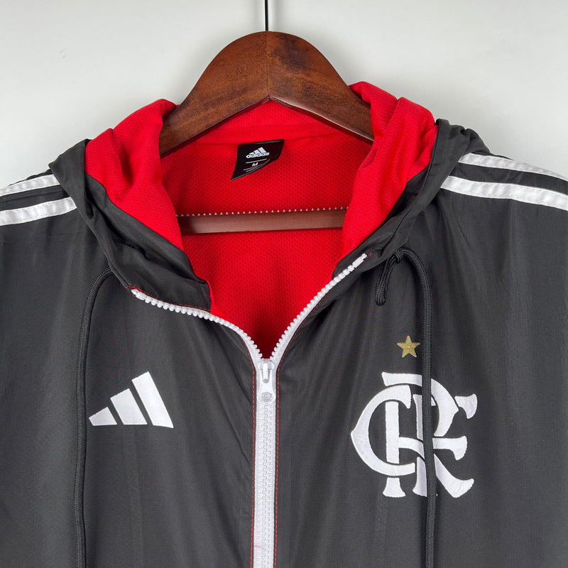Corta-vento Flamengo 23/24 Adidas - Vermelha