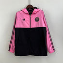 Corta-vento Inter de Miami 23/24 Adidas - Rosa com Preto