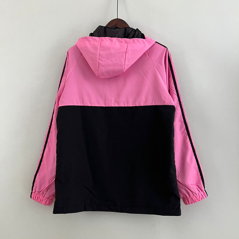 Corta-vento Inter de Miami 23/24 Adidas - Rosa com Preto