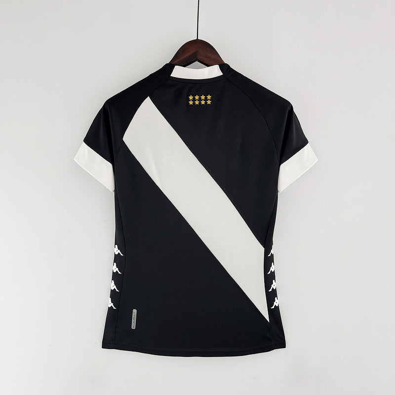 Camisa Feminina Vasco I 22/23 Kappa - Preto