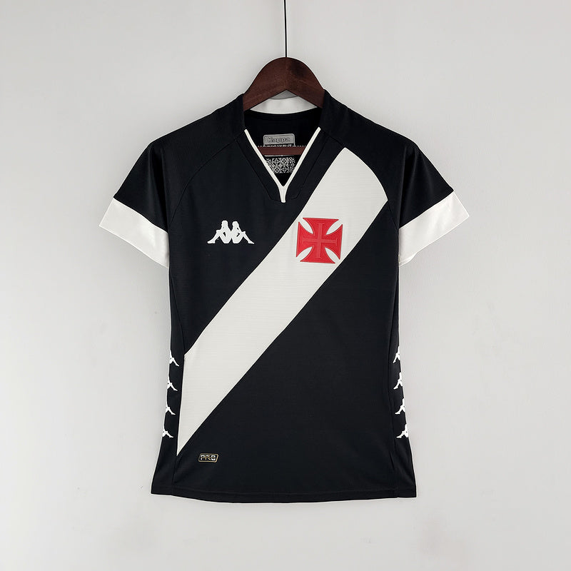 Camisa Feminina Vasco I 22/23 Kappa - Preto