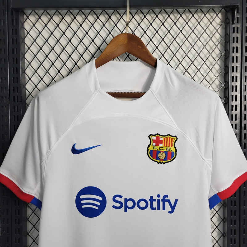 Camisa Feminina Barcelona II 23/24 Nike - Branca