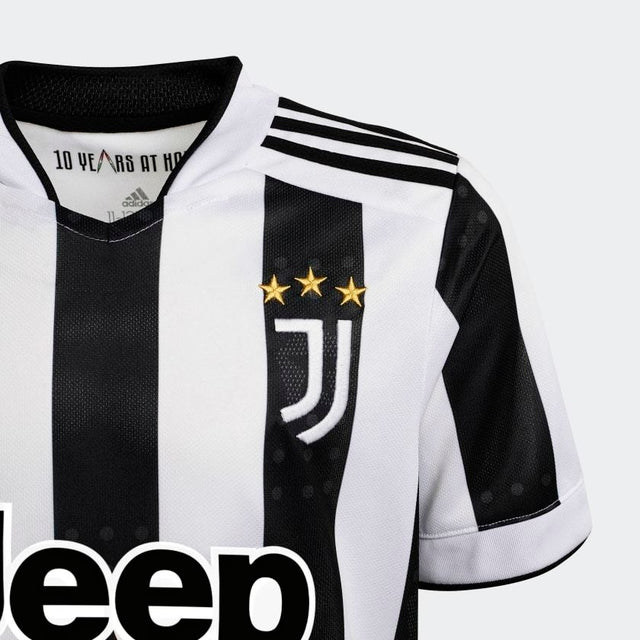 Camisa Juventus I 21/22 Adidas - Branco e Preto