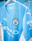 Camisa Manchester City I 21/22 Puma - Azul