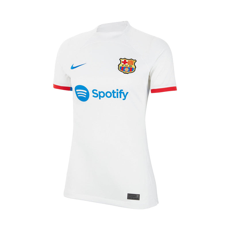 Camisa Feminina Barcelona II 23/24 Nike - Branca