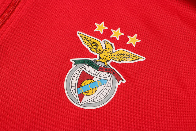 Conjunto Benfica 21/22 Vermelha - Adidas- Com Ziper