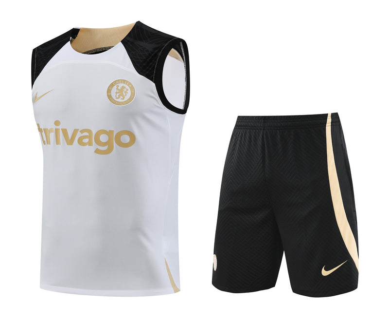 Kit Treino Chelsea 23/24 Nike - Branco